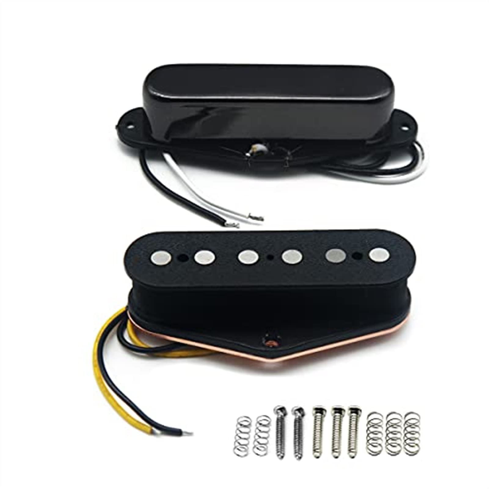 Humbuckers Alnico 5 Pickups De Guitarra Camioneta del Puente con Recogida del Cuello (Negro) para TL Parte De Las Camionetas (Color : Black)