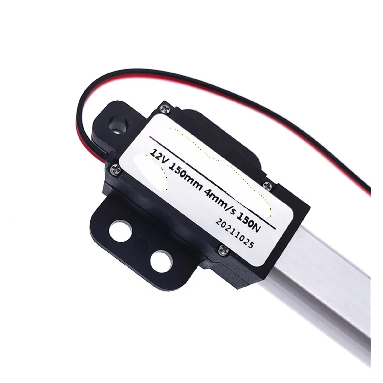 Attuatore lineare elettrico Mirco 100mm DC12V con staffe