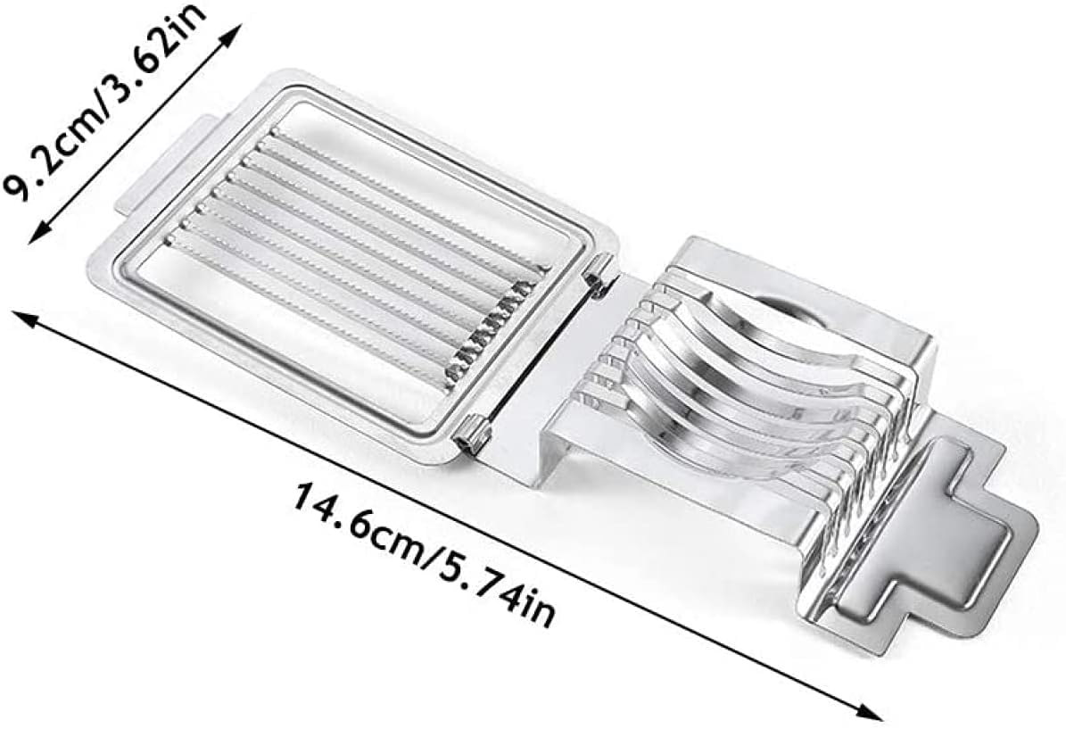 Eierschneider Eierteiler Aus Edelstahl, Eierschneider 2 In 1 Scheiben Und Wedges Küchengeräte Für Eier, Eierteiler, Geeignet Für Die Gastronomie Profiküchen