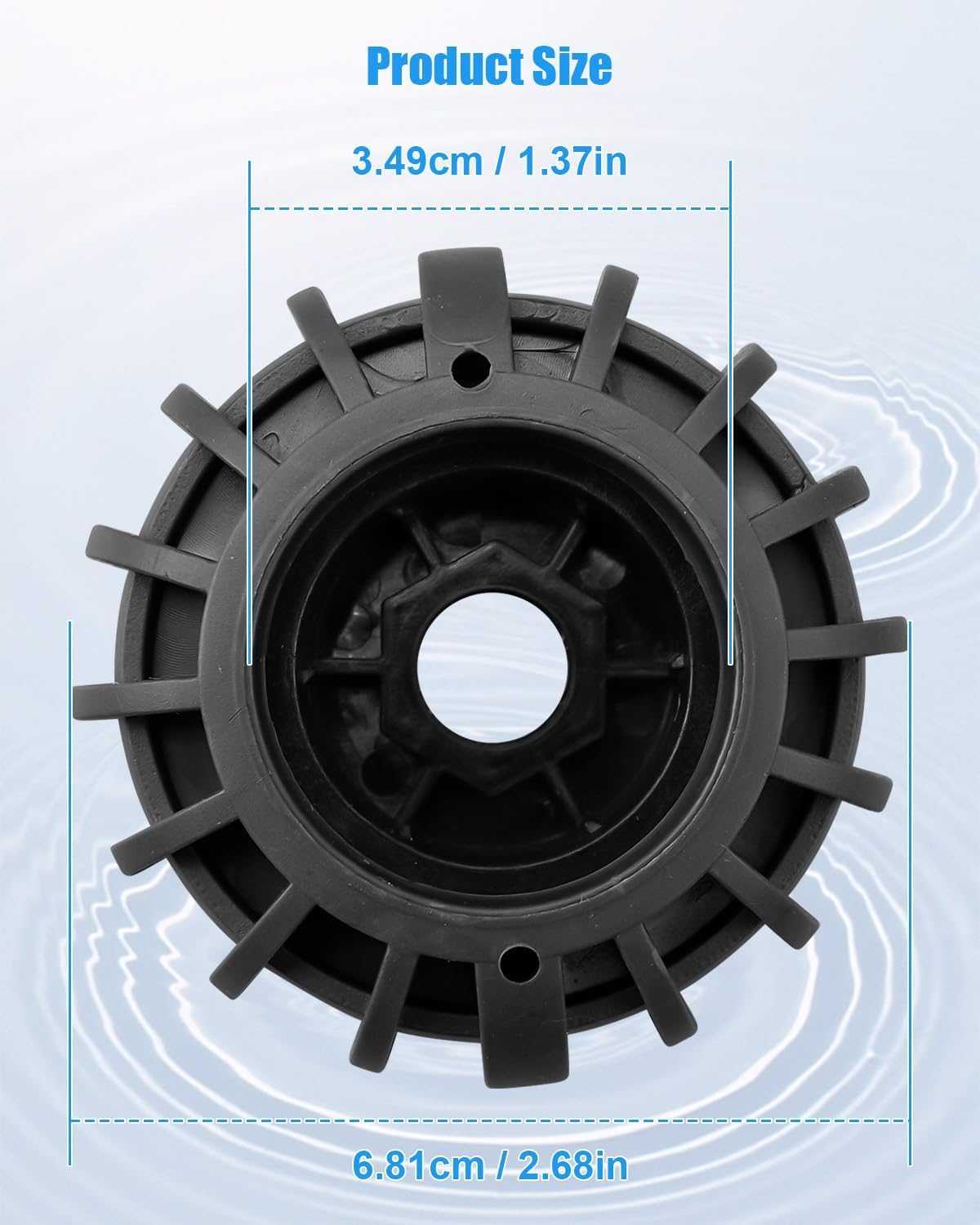 Cepillo lateral de repuesto R0838300 para Polaris Quattro P40 Sport en el suelo, limpiador automático de piscina, 2 unidades