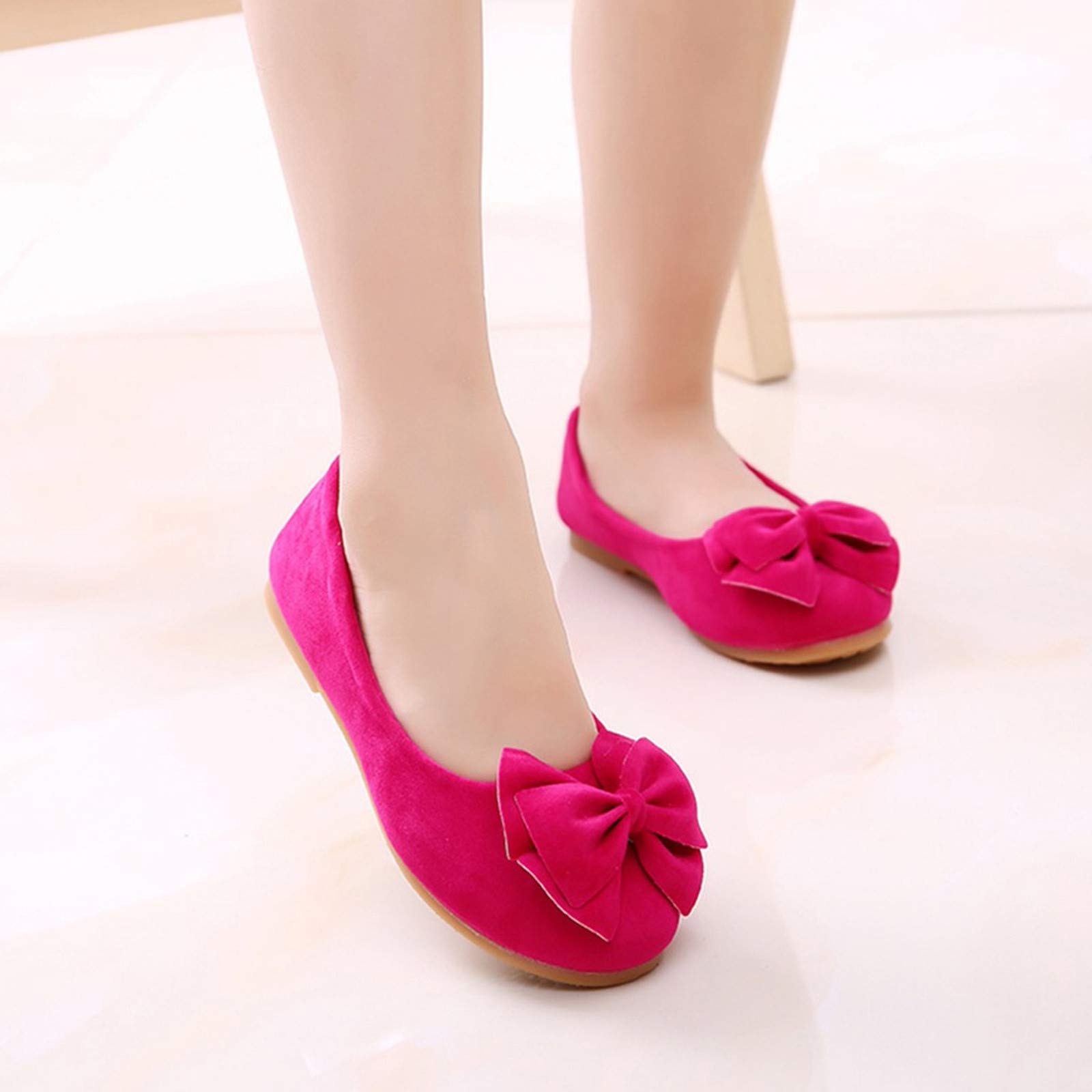 Zapatos de Princesa para Bebé Niñas Bailarinas con Estudiante Sólidos