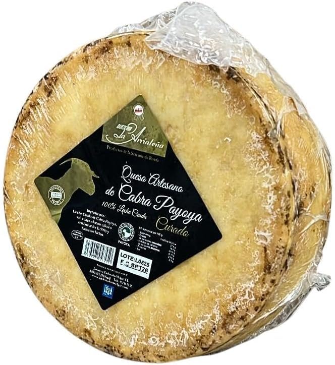Queso de Cabra Payoya 'Viejo' Leche Cruda | Pieza Gran Formato 1,8-2 kg | Curación Lenta (+6 Meses) con Sabor Intenso y Picante | Edición Limitada Gourmet | 100% Raza Autóctona