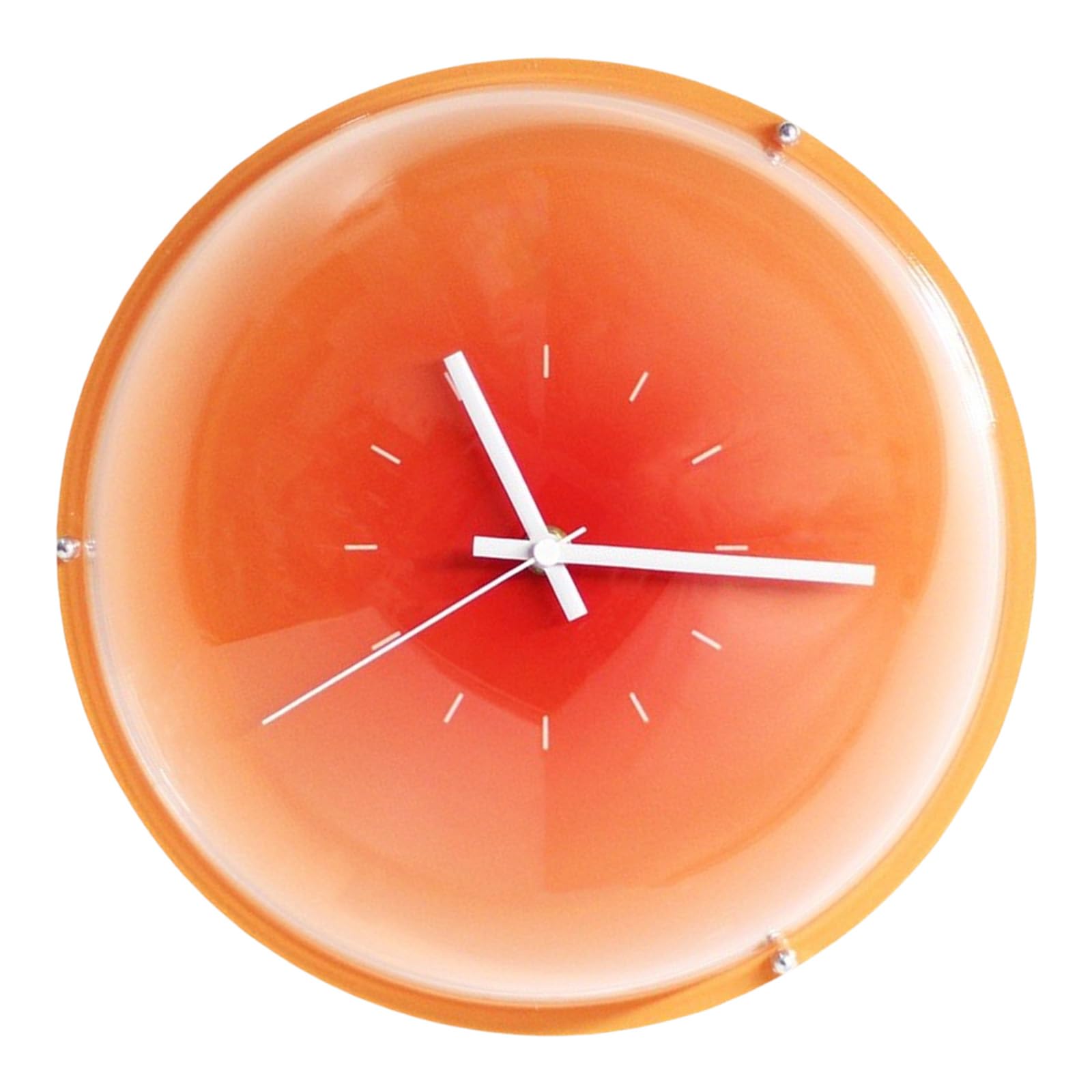 YROHGKPN Contemporary Round Bubble Clock with Quiet Quartzs Movement and Unique Gradients Sunset Design for Home Interior Decors Round Balloon Clock