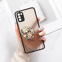 Vista 8 de Funda Flower Line para Xiaomi Mi 11 Lite para Redmi Note 10 8 Pro 9S 10 10S 9 11 Pro 9T Poco X3 Pro Cover OA31 para PocoX3, X3 Pro, X3NFC