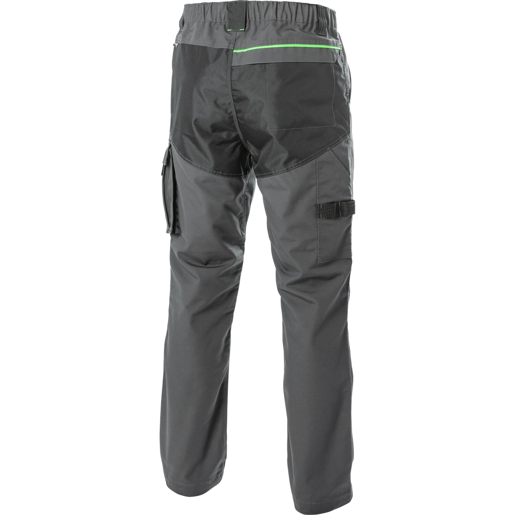 Högert Technik Arbeitshose LEMBERG, Oxford 300D Knieverstärkung, Reflektoren, Viele Taschen, 270 g/m², Bundhose für Handwerker, Dunkelgrau