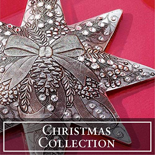 Wendell August Forge Nativity Scene Star Tree Topper, 10” Tall – A Classic Star Displays The Christmas Miracle – Intricately Detailed Hand-Hammered Aluminum Tree Decoration – Made In Usa #TOP5