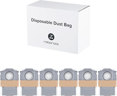 Miniatura 7 de roborock 6 Packs Disposable Dust Bags for QV35A, Saros10series, QrevoEdgeS5A, QrevoCurv2Flow, QrevoCurv CurvX S5X, QrevoSlim, S8MaxVUltra,