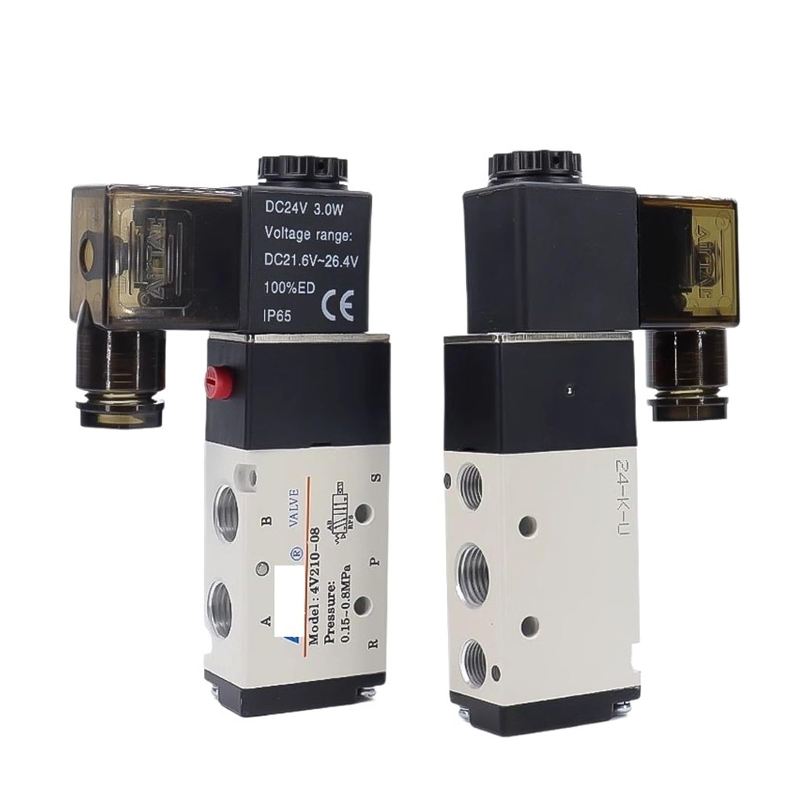 Vanne solénoïde 4V110-06 12V 24V pour circuit d'air
