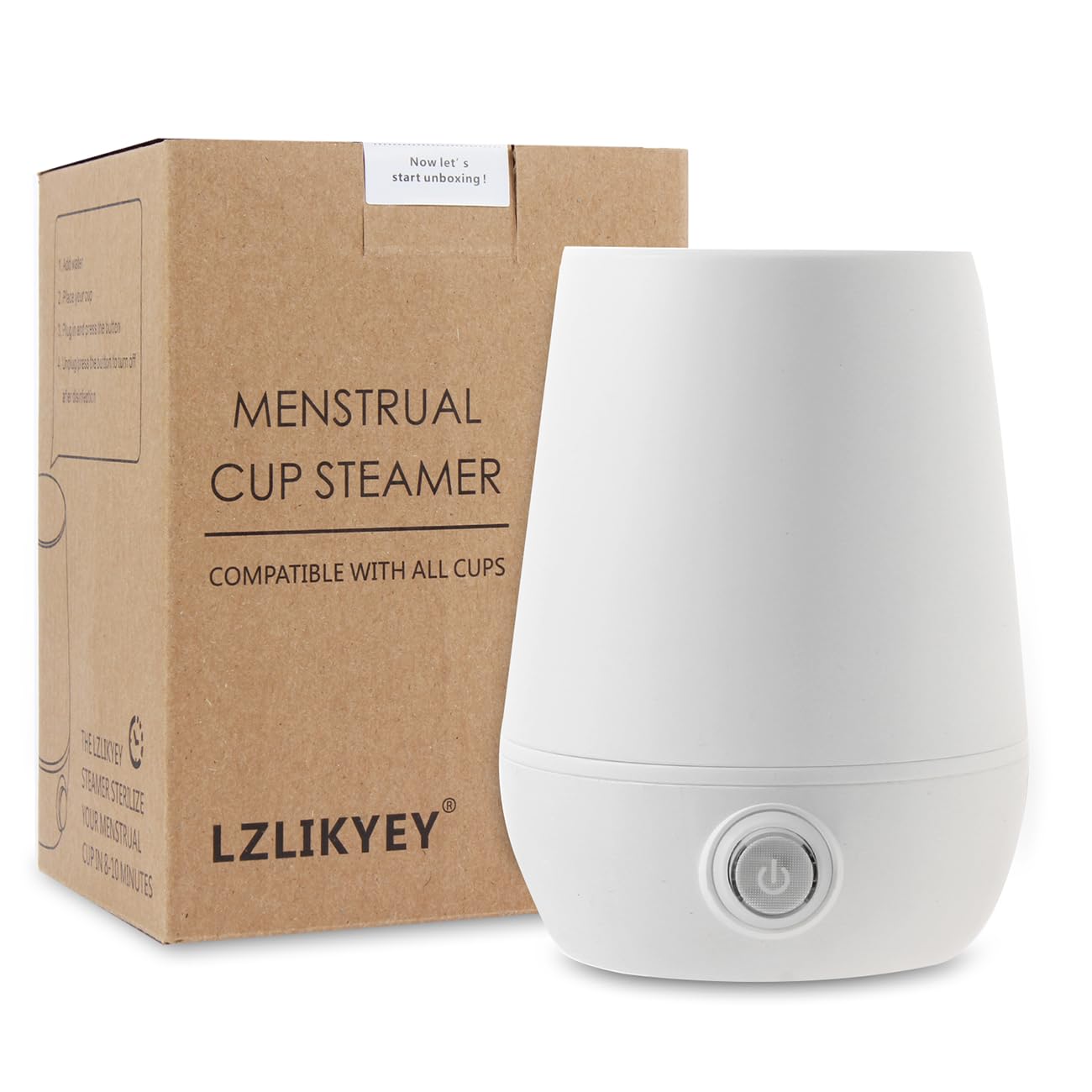 Menstruationstasse, Sterilisator, Dampfgarer, 3-in-1 zum Reinigen, Trocknen und Aufbewahren Ihrer Periodentasse, auslaufsicher, 99,9% gereinigt, geeignet für jede Tasse
