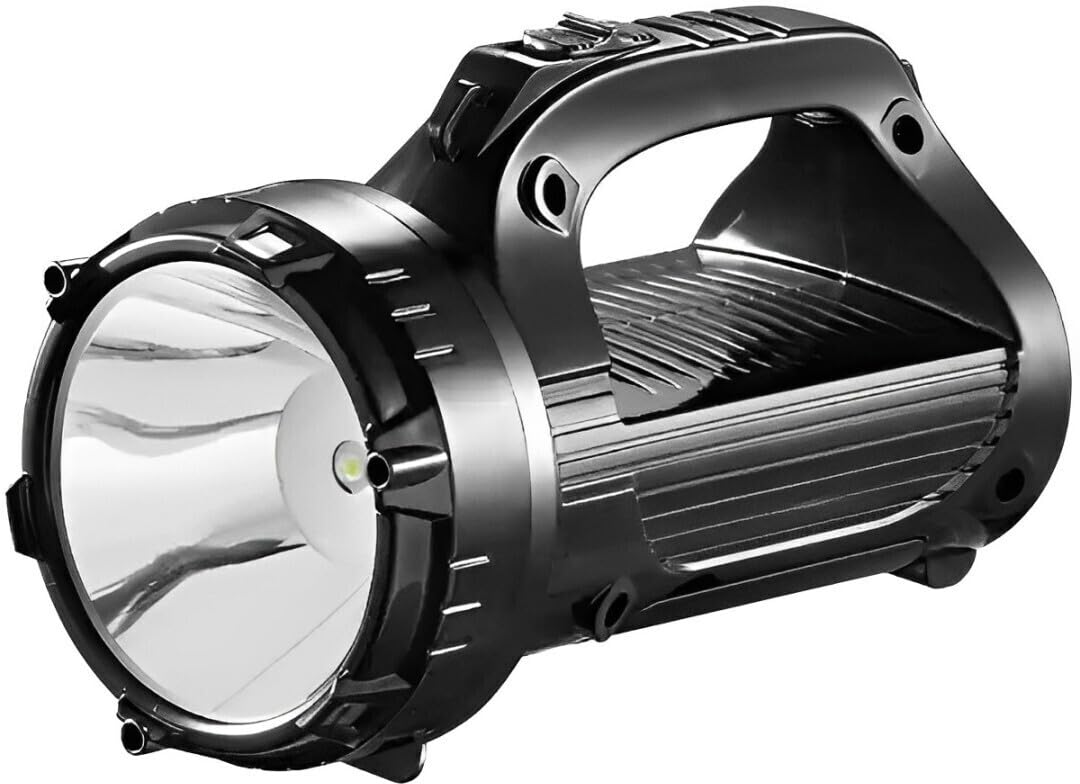 Quicknik Led DL77 Kissan Flashlight, Rechargeable LED Spotlight Torch, 1000 Lumens Brightness, Outdoor Lamp Search Light Flashlight Torch Emergency (1 Pc)