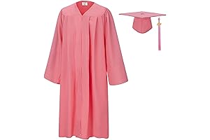 SAMDEEMI Hot Pink Cap and Gown