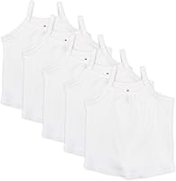 Vista 1 de HonestBaby 5-Pack Cami Tops Sleeveless T-Shirts 100% Organic Cotton for Infant and Toddler Baby Girls