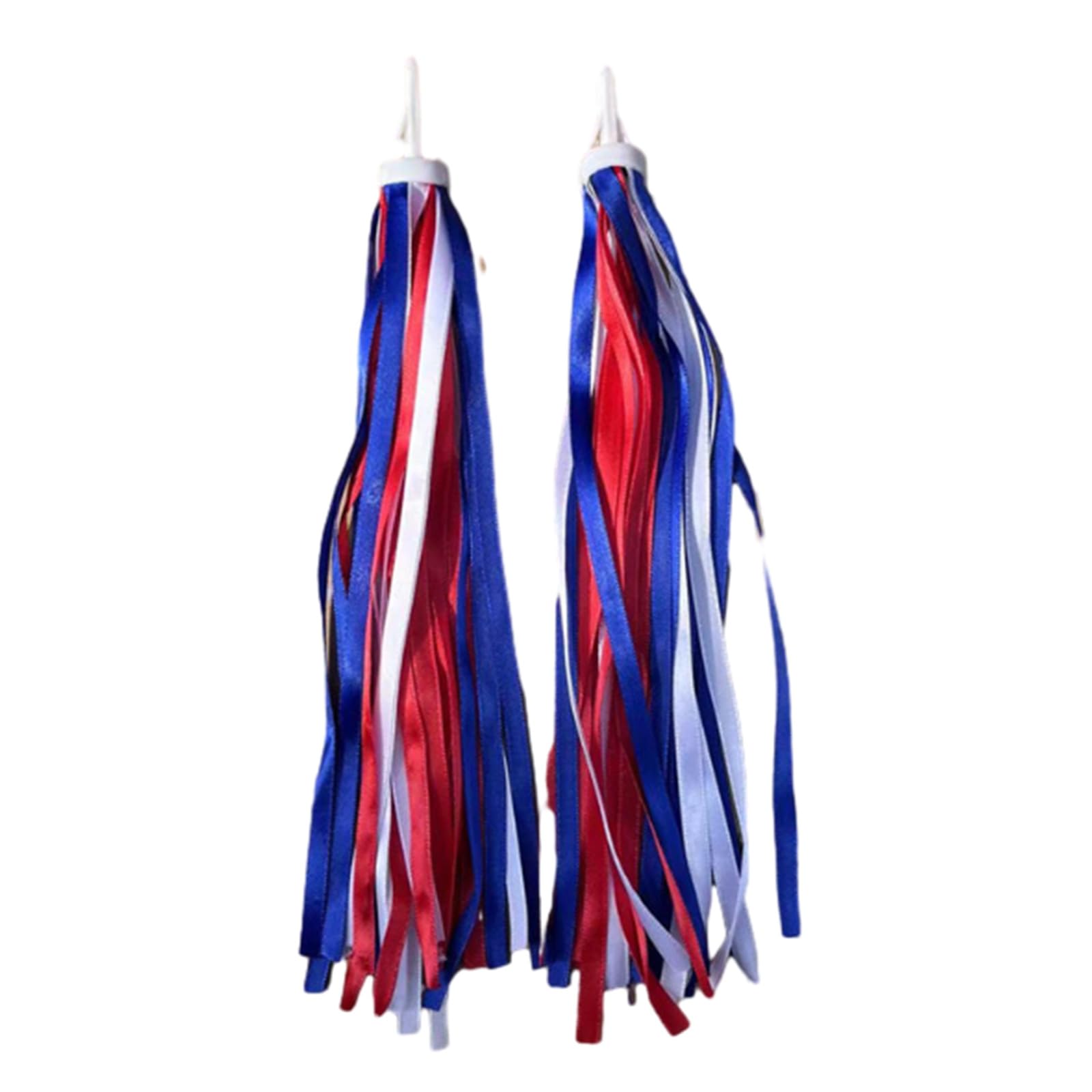 WWHJR 1 Pair Bicycles Ribbon Grips, Bike Streamers Set, Colorful Handlebar Tassels, Scooter Tassels Rainbow for Boys and Girls Balance car scooter handlebar ribbon