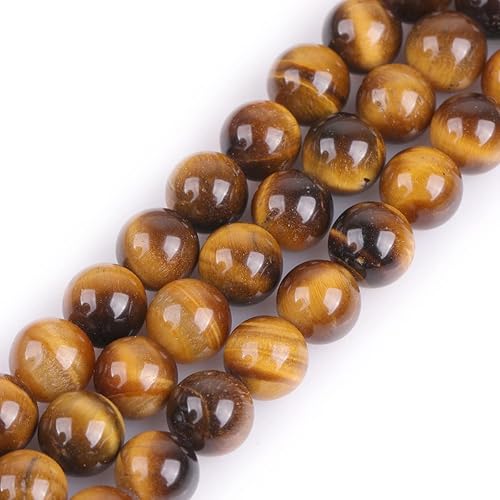 Miniatura 7 de GEM-Inside - Cuentas sueltas de ágata india natural de 0.157 pulgadas (0.157 in) con cuentas redondas de cristal energético para hacer joyas, 15