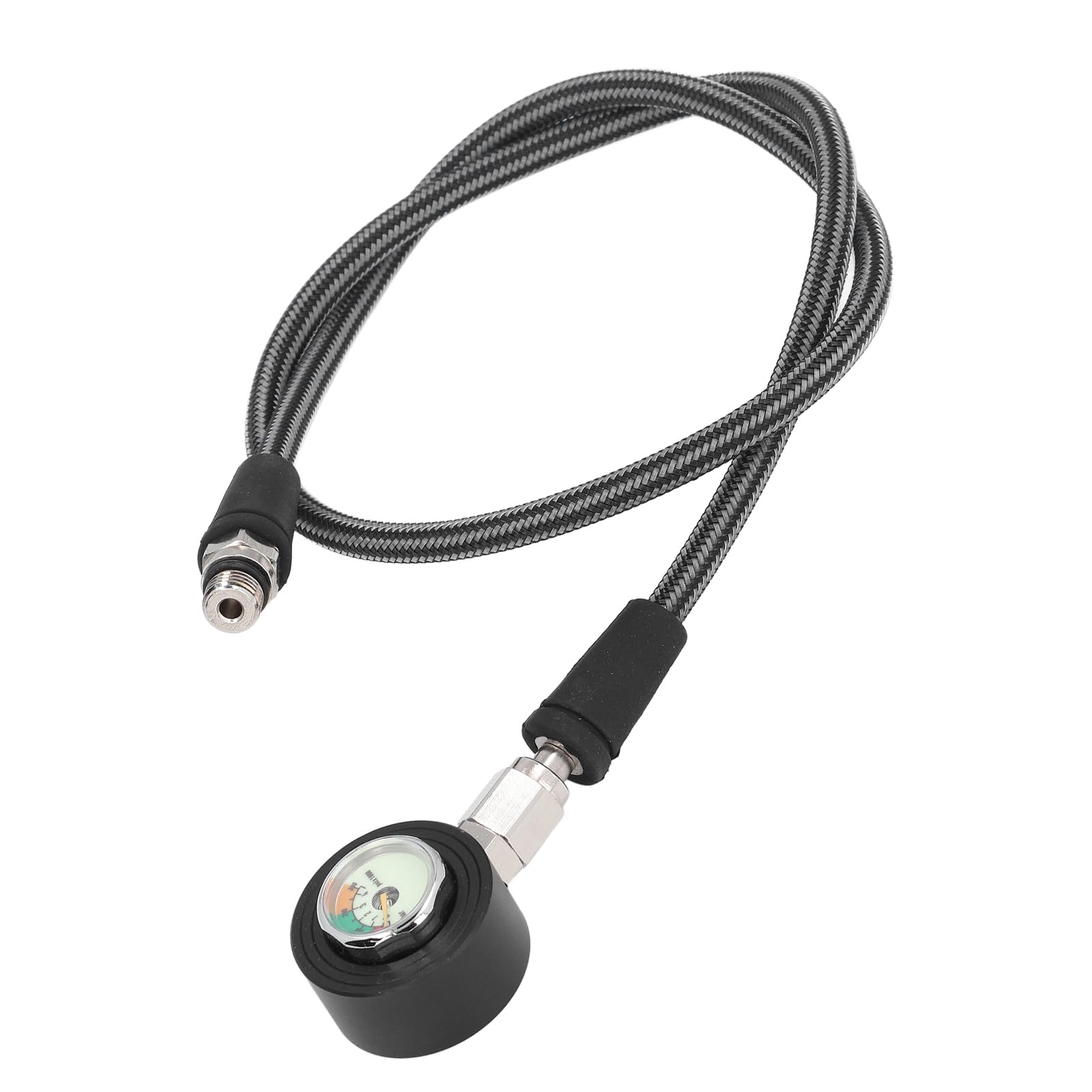 Manometro per Immersioni Subacquee Manometro Sommergibile Luminoso Durevole per Attrezzatura Subacquea Fibra di Carbonio Alluminio 1 Pezzo