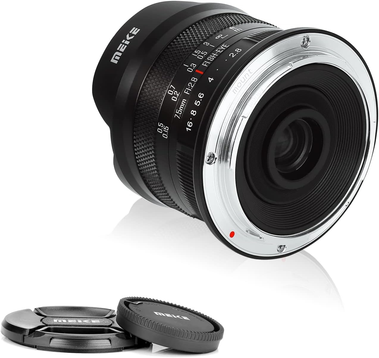 MK 7,5 mm F/2.8 Obiettivo fisheye circolare ultra grandangolare con messa a fuoco manuale, compatibile con fotocamere mirrorless Canon EFM