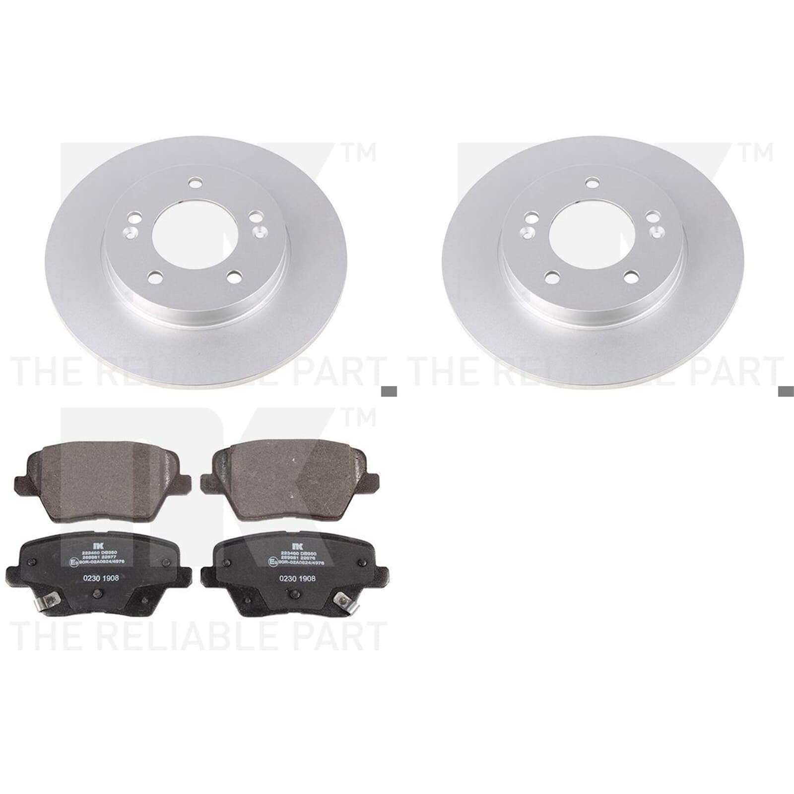 NK Bremsscheiben + Beläge hinten