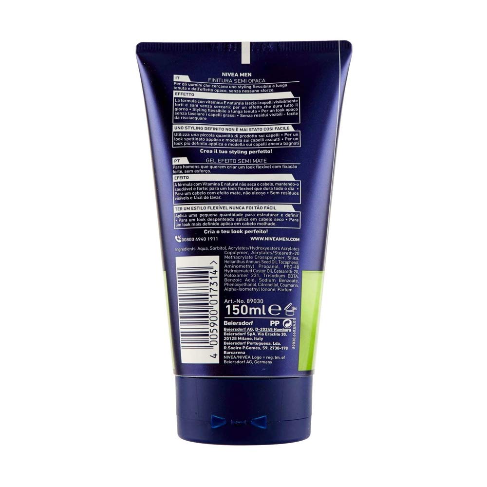 Nivea Styling Styling Gel Elastic 150ml - [6er Pack]
