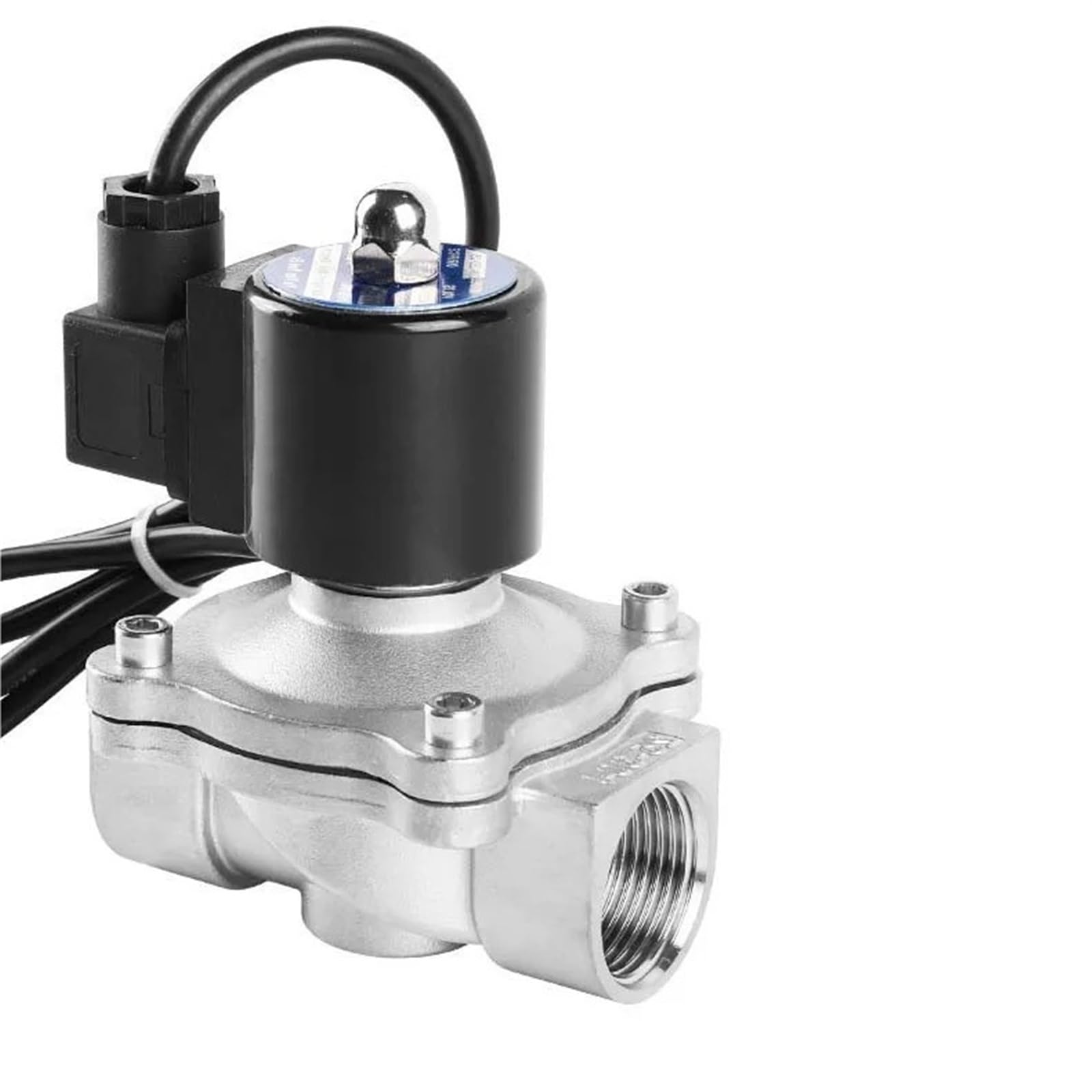 MXXDMOPD DN20 IP68 Underwater Stainless Steel Solenoid Valve For Water Line 3/4" Normally Closed Dancing Fountain(24VAC-CLOSED)