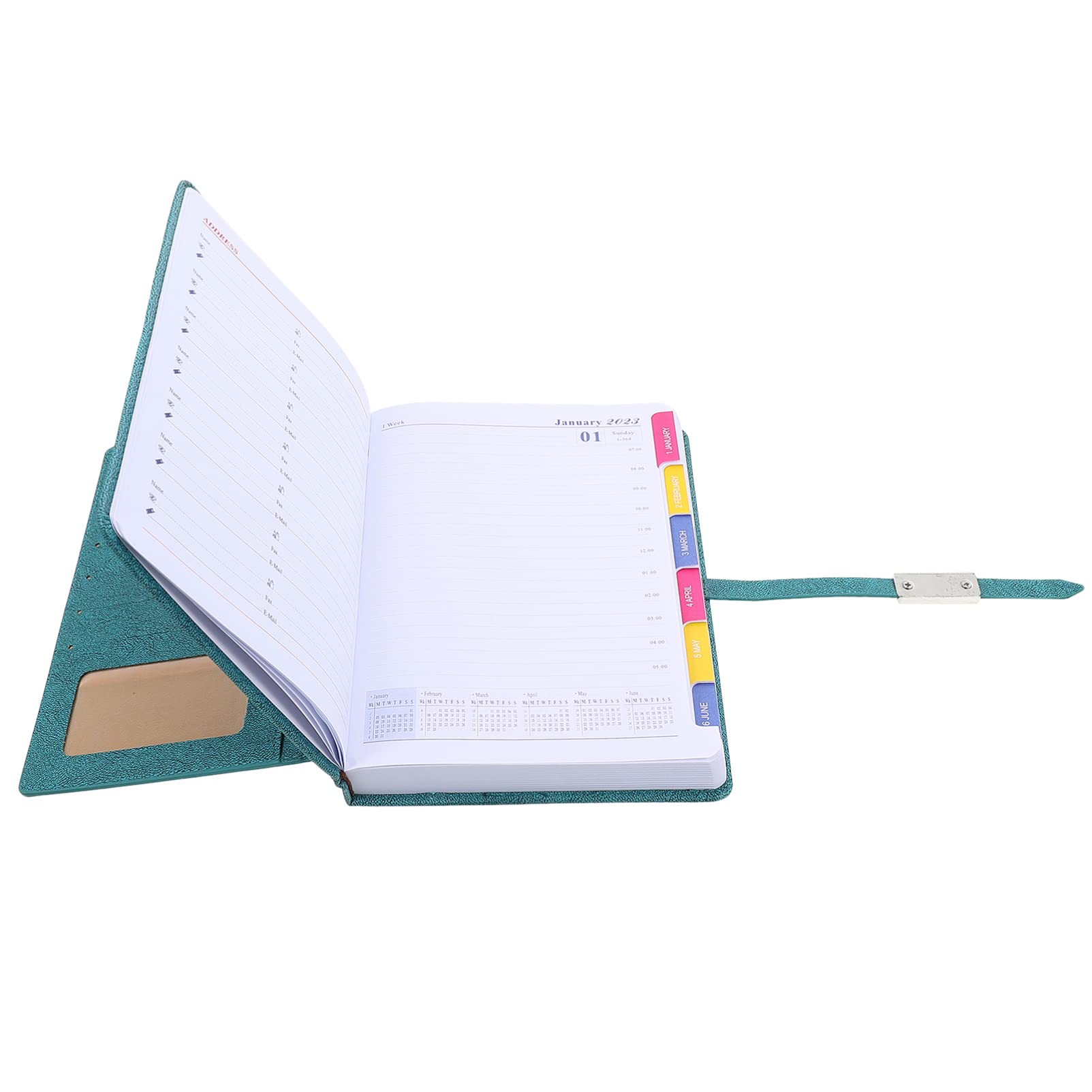 Amazon.co.jp: STOBOK 手帳 2023年 スケジュール帳 時間 管理 A5  