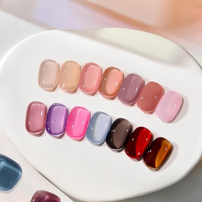 Esmalte en gel MAYCHAO 15 ml tono tortuga traslúcido miniatura 8