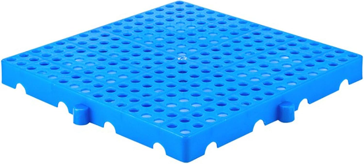Nestable Plastic Pallets, Lightweight Waterproof Storage Grid Pads, Interlocking Design with Breathable Grids for Organized Garages, Kitchens, Basements, and Warehouses
