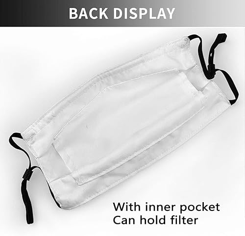 Miniatura 3 de Máscara facial con estampado de leopardo negro reutilizable transpirable con correas ajustables para las orejas alambre de nariz para mujeres