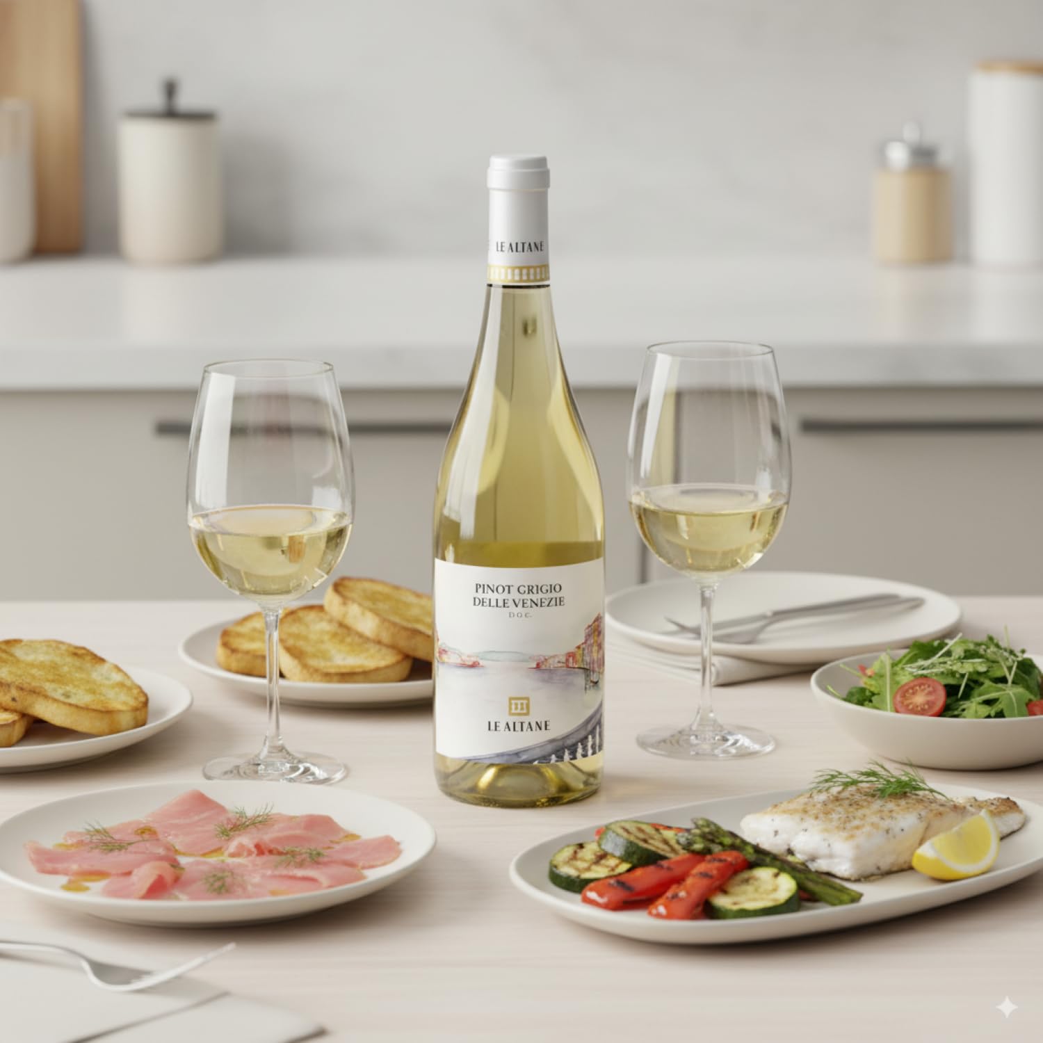 Le Altane Pinot Grigio delle Venezie DOC - Vino Bianco, 750 ml