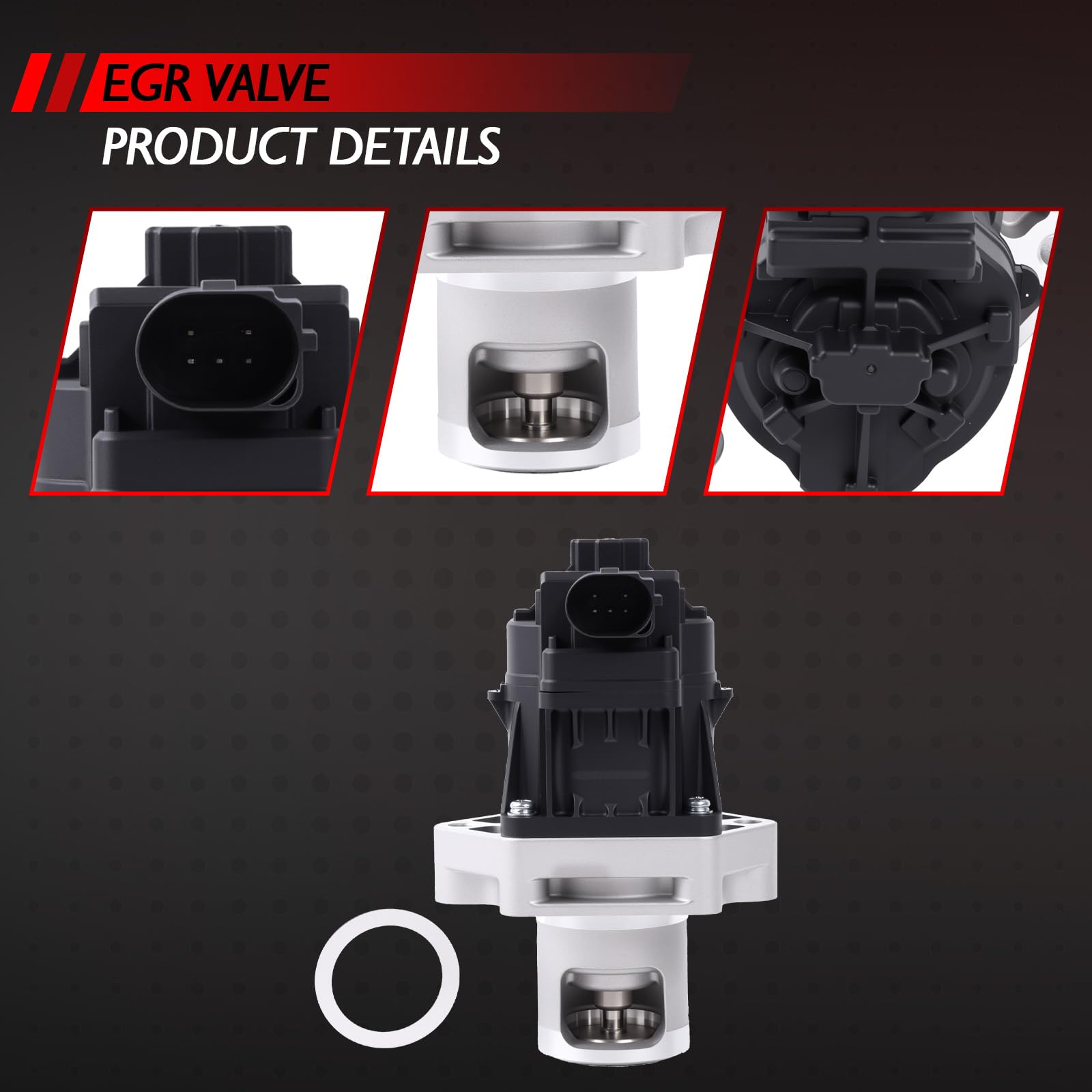 Valvola EGR ricircolo gas di scarico Merautop SJ per 2.0 CDTI 96-121kW sostituzione per Astra J Station Wagon Berlina Sports Tourer Insignia Country Tourer Zafira C 0851288 851288 K5T70977 55566052