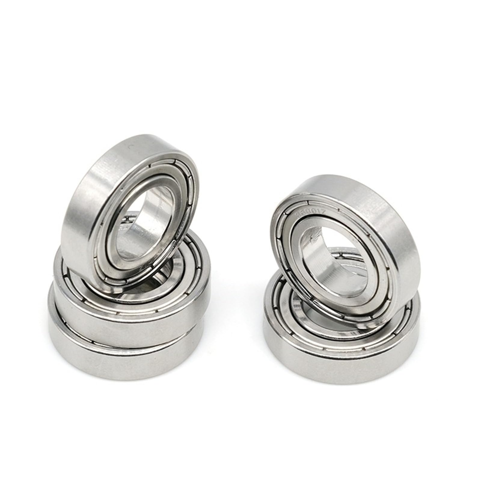 Rodamientos de bolas de acero inoxidable AISI440C S6901ZZ (12 x 24 x 6 mm, 10 unidades)