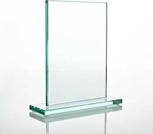 Miniatura 5 de Baudville Trofeo grabado - Cristal de jade - Premio para empleados - Grabado personalizado de hasta tres líneas y selección de versos preescritos