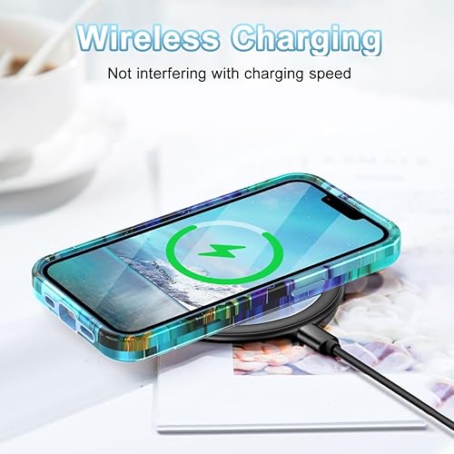 Miniatura 7 de Btscase Funda para iPhone 16e (2025), [probada en caídas de grado militar] Diseño de patrón de mármol delgado, resistente, a prueba de golpes, para