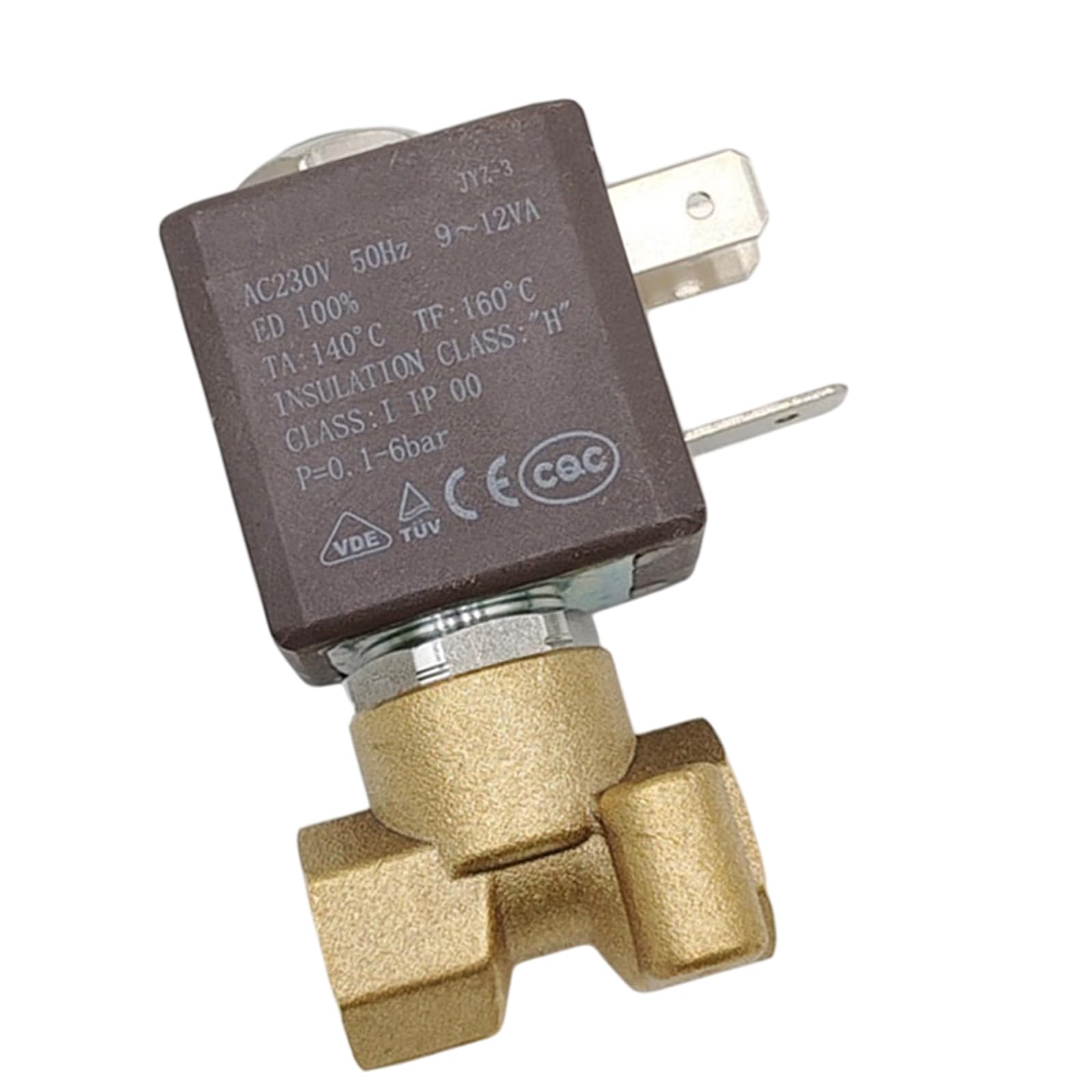 Hzbb Two Way 6Bar Solenoid Water Valves Replacement Electromagnetic Control Valves For Coffee Maker Air Waters Boiler For Coffee Maker Air Waters Boiler