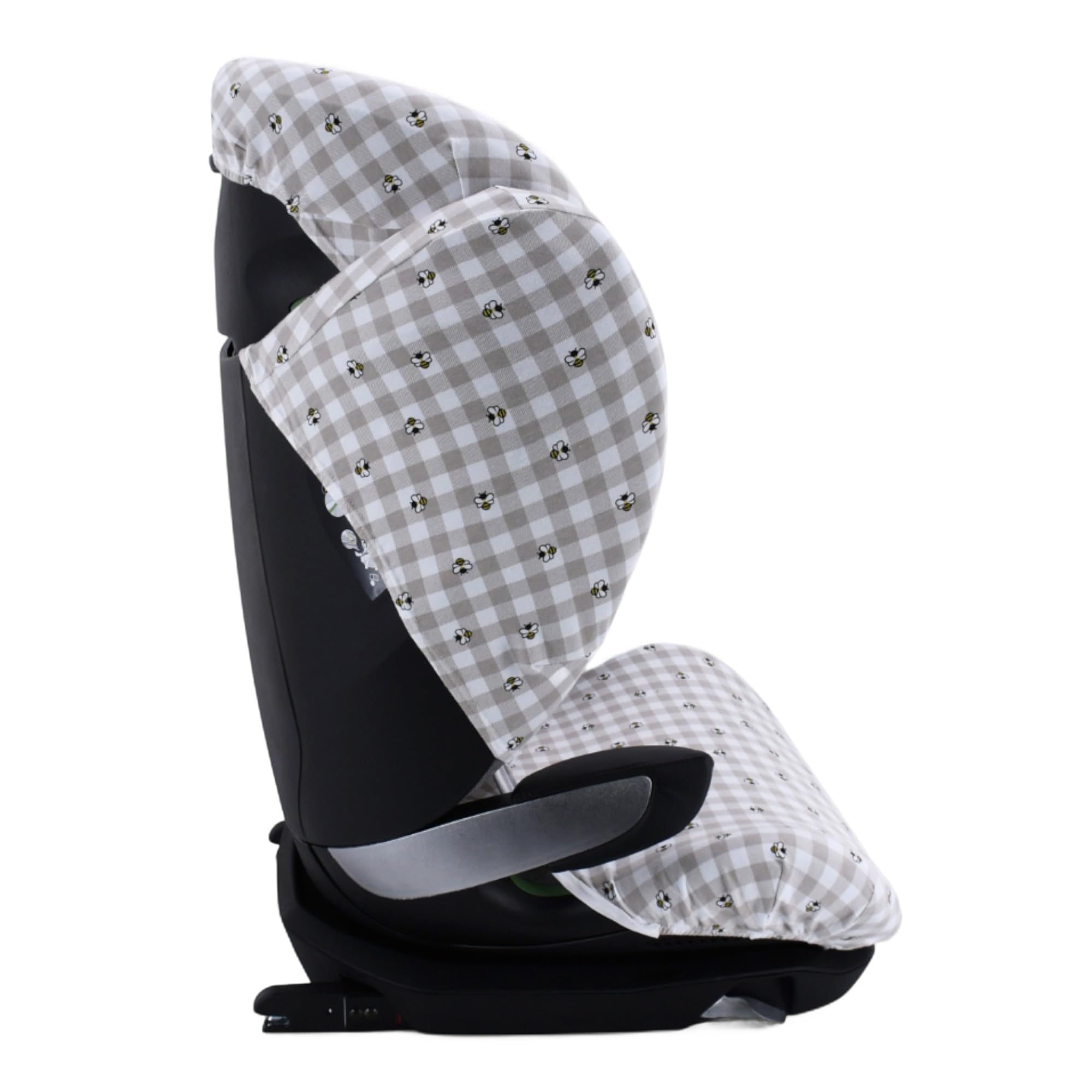 JYOKO Funda de Algodón Orgánico para Silla de Coche Compatible con Avionaut MAX Space – Transpirable, Suave y Lavable – Protección y Confort para Bebé (Estampado Picnic Vichy)