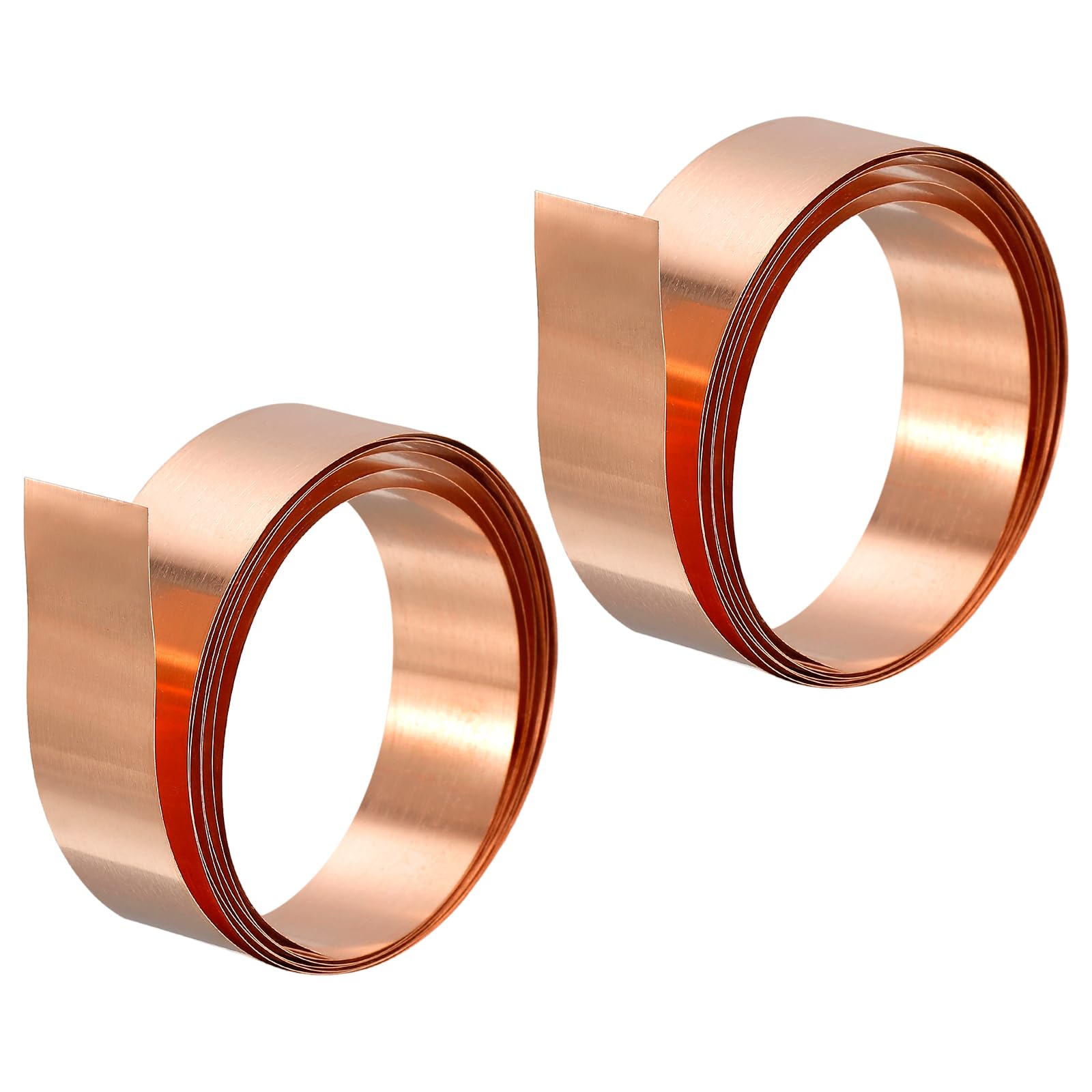uxcell Copper Sheet Roll, Metal Foil Plate 1000mm x 15mm x 0.5mm 2pcs