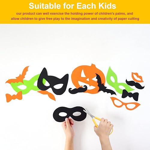 Miniatura 6 de 3 tijeras Windspeed Spring Loop - Mini tijeras de entrenamiento con agarre colorido y asas de compresión fáciles de abrir para necesidades