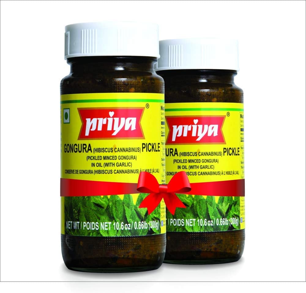 Pickle Twin Pack - Gongura(hibuscus Cannabinus) Pickle (2 x 300 gm)