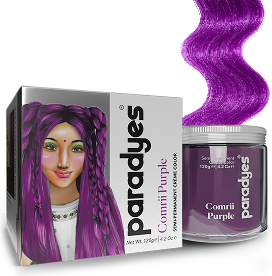 Paradyes Semi Permanent Hair Color 120 g, Comrii Purple