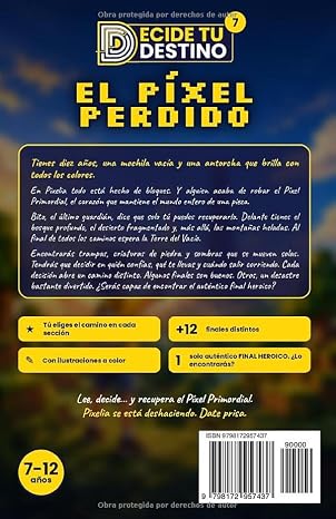 Decide tu Destino: El Píxel Perdido: Explora biomas, enfréntate a desafíos y salva Pixelia