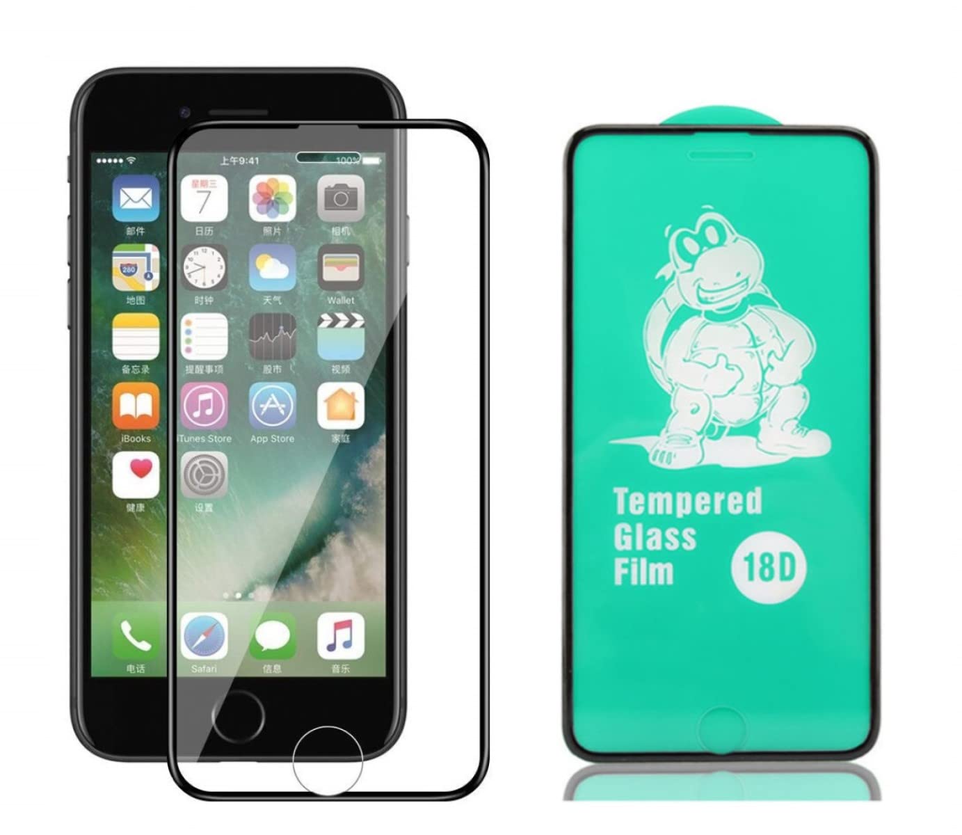 MIDOS 18D Full Cover Tpu Edge Soft Edge Tempered Glass Compatible With Iphone 7 Plus Screen Protector Anti-Scratch Anti-Fingerprint Tempered Glass For Iphone 7 Plus / 8 Plus for Smartphone (B0BSLQL8KF) Amazon Price History, Amazon Price Tracker