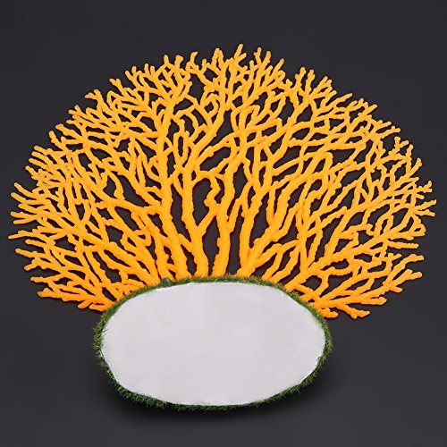 Décoration Aquarium – 2 Pièces Corail Artificiel Blanc Réaliste | Pour Aquariums Marins, Mini Tanks, Vivariums