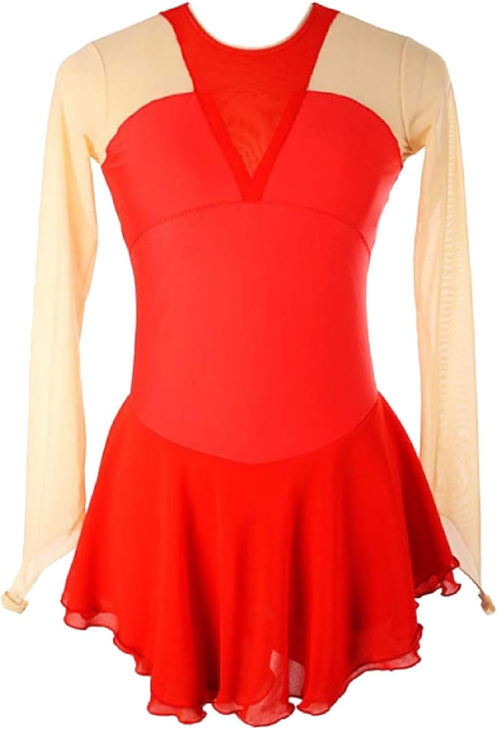 フィギュアスケート服女性女の子競技パフォーマンストレーニングコスチューム