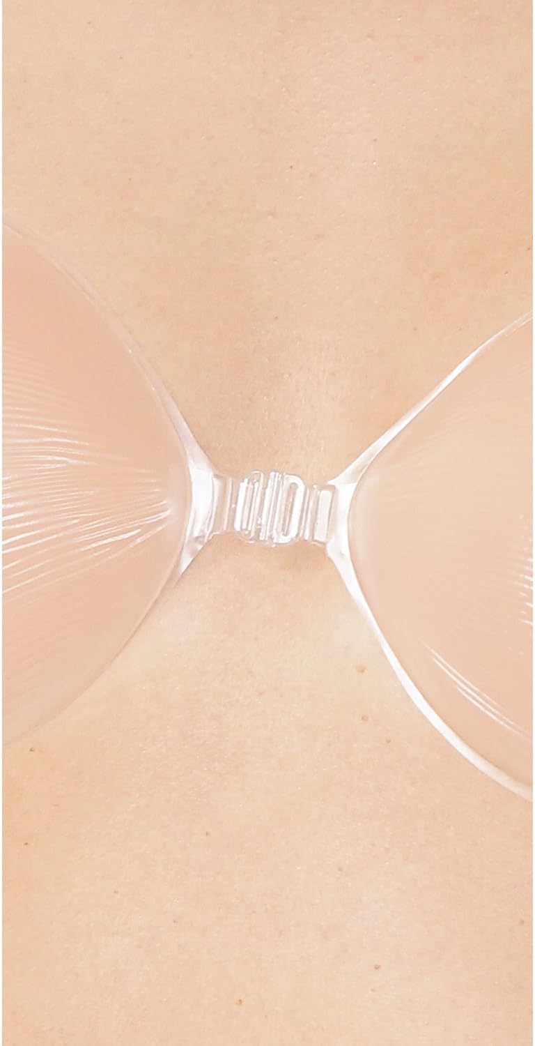 Nubra Women's Silicone Adhesive Bra, Nude, B