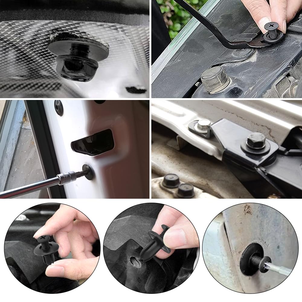 Clip In Metallo A Molla Tipo U Con Viti Per Pannello Di Taglio - Foto 2