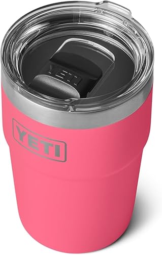 Miniatura 20 de YETI Rambler - Vaso apilable de 16 onzas, aislado al vacío, de acero inoxidable con tapa MagSlider | Stackable, Vacuum Insulated, MagSlider Lid,