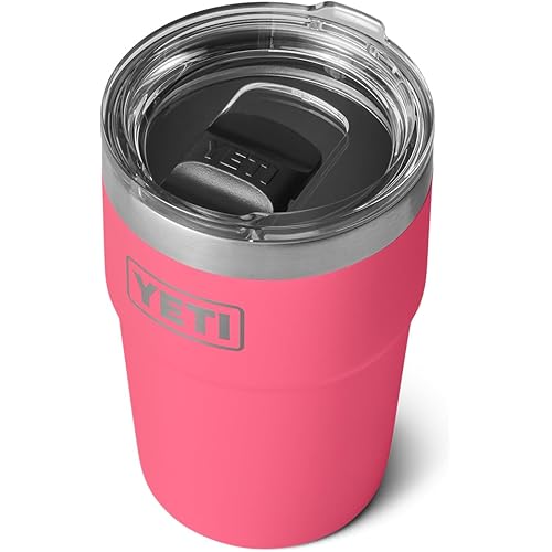 YETI Rambler 16 oz Stackable Tumbler, Vacuum Insulated, Stainless Steel with MagSlider Lid