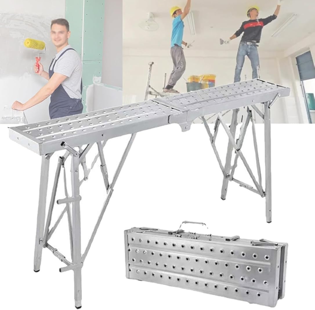 Tabouret et plateforme de travail stable pour bricoler sans fatigue à la maison