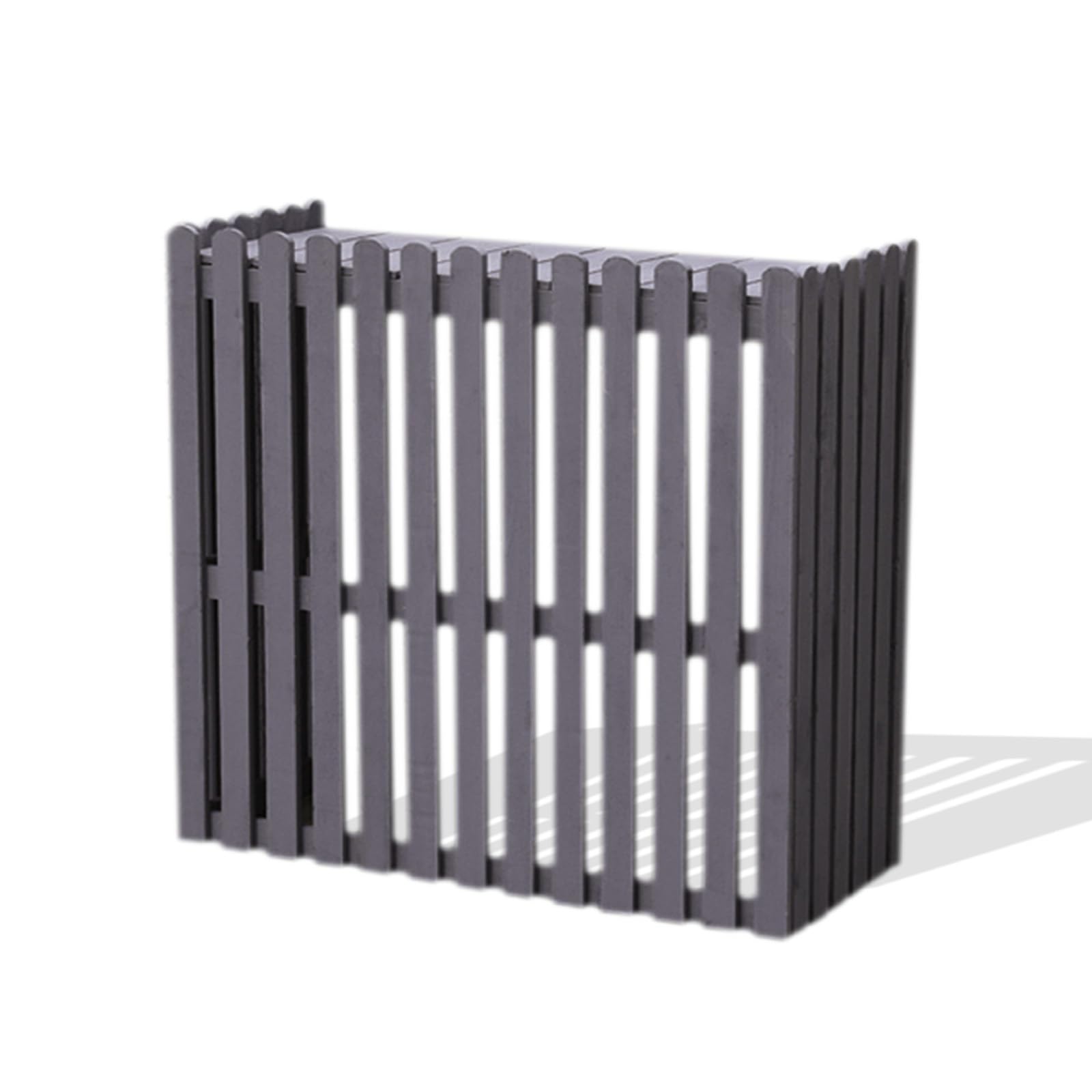 AYCDL Outdoor Air Conditioner Cover Privacy Fence Panel, Waterproof AC Unit Screen for Enhanced Aesthetics and Protection,Grey-105x45x95cm