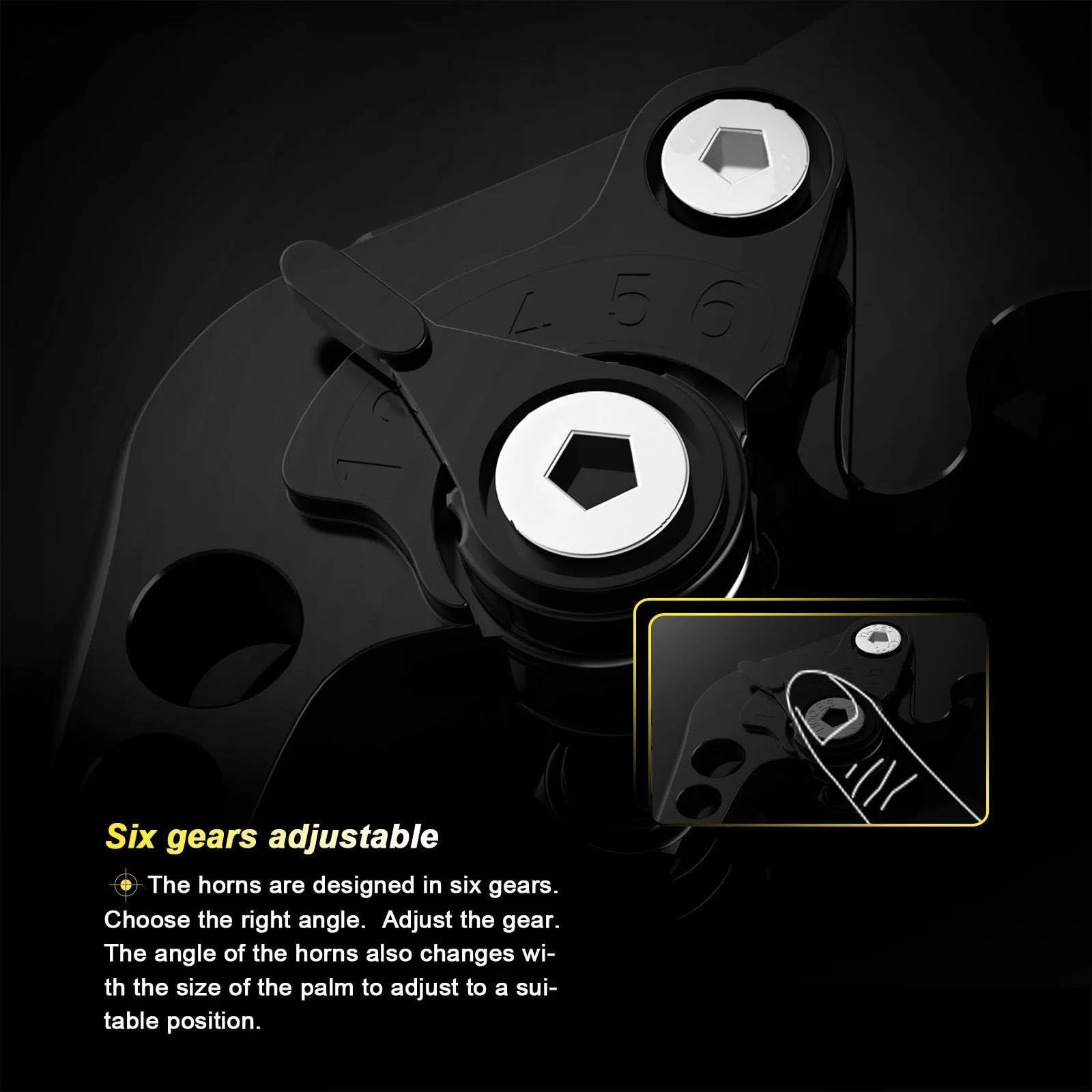 Kit Levier Embrayage Levier Frein Moto Pour S1000R Pour S 1000R Pour S 1000 R 2015 2016 2017 2018 2019 2020 Poignées Levier D'embrayage De Frein Courtes Moto(Silver)