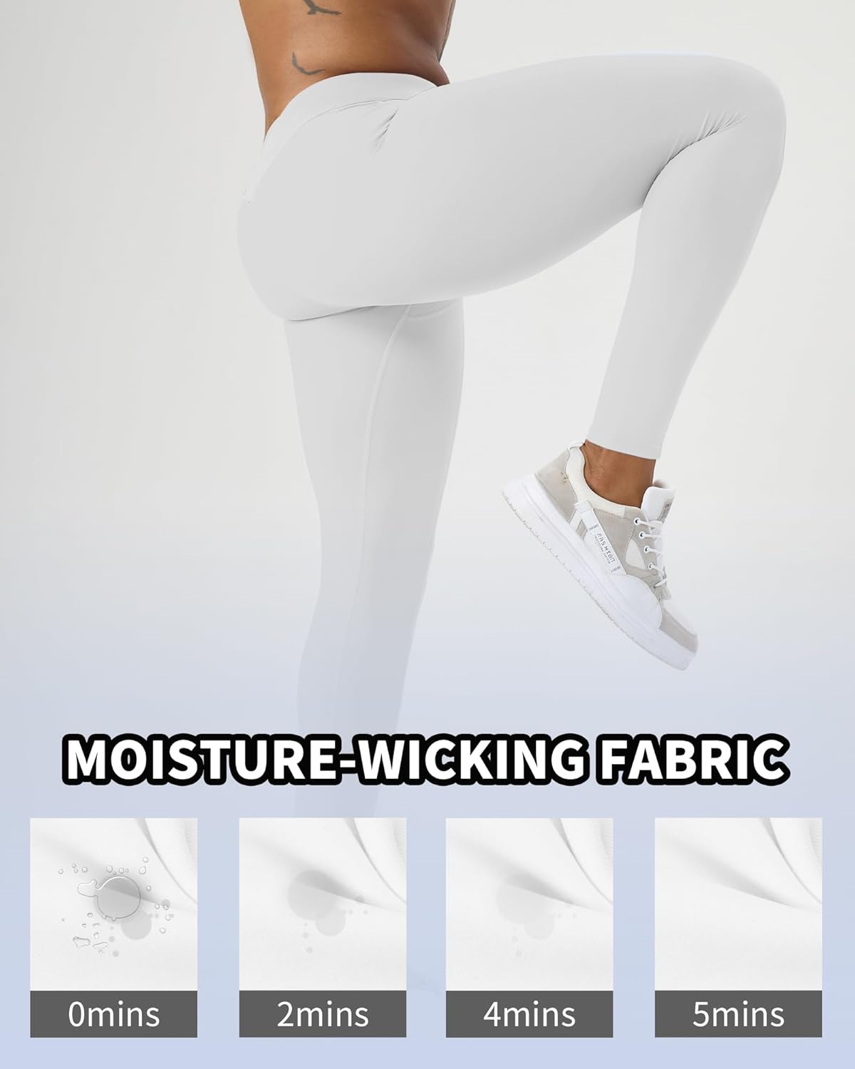 Mens Compression Pants Running Leggings Workout Athletic Tights Cool Dry Base Layer for Basketball Cycling Yoga - Image 5